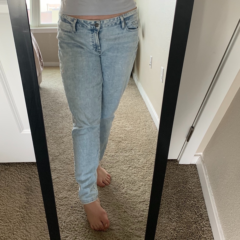 Paige Light Wash Denim Jeans